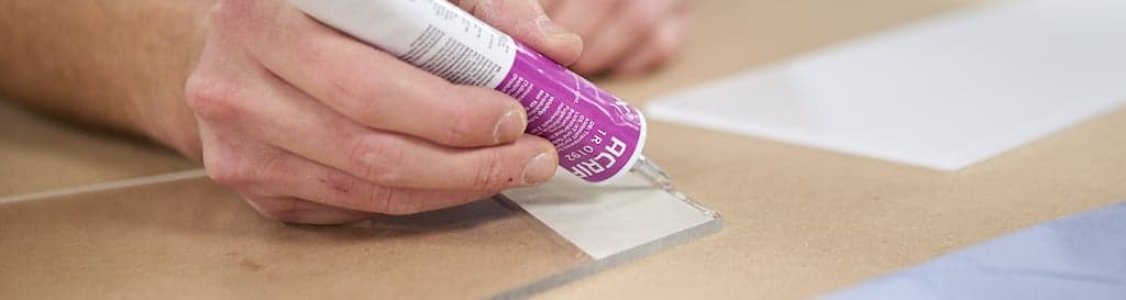 glueing perspex