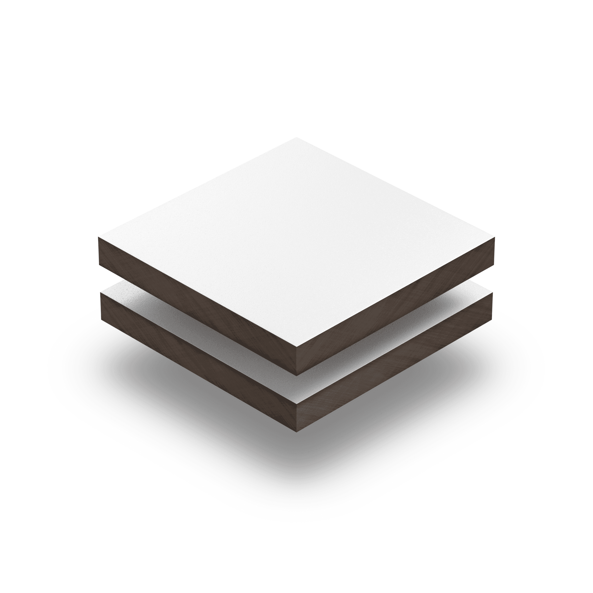 HPL texture sheet 6 mm traffic white RAL 9016