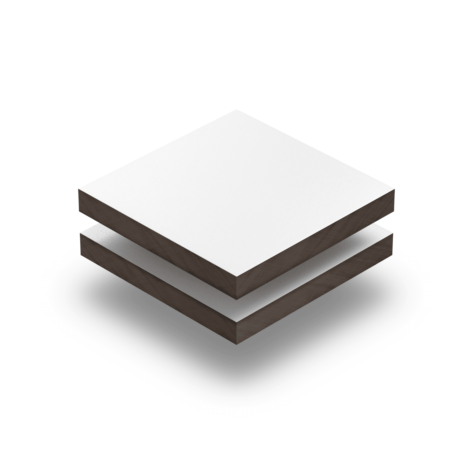 HPL texture sheet 6 mm traffic white RAL 9016