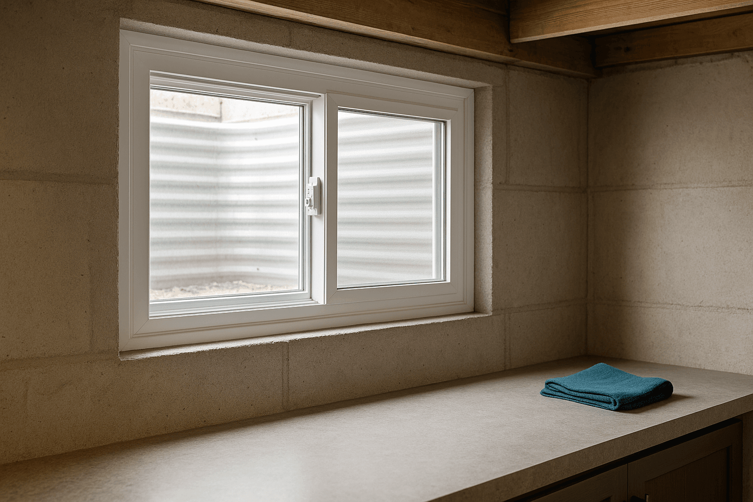 Custom Basement Window | Cut to shape & size | Plasticsheetsshop.co.uk