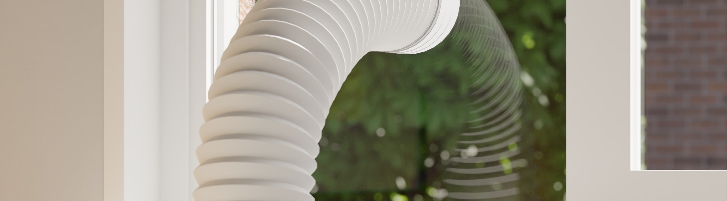 Where should the exhaust hose of your portable AC go? Tips