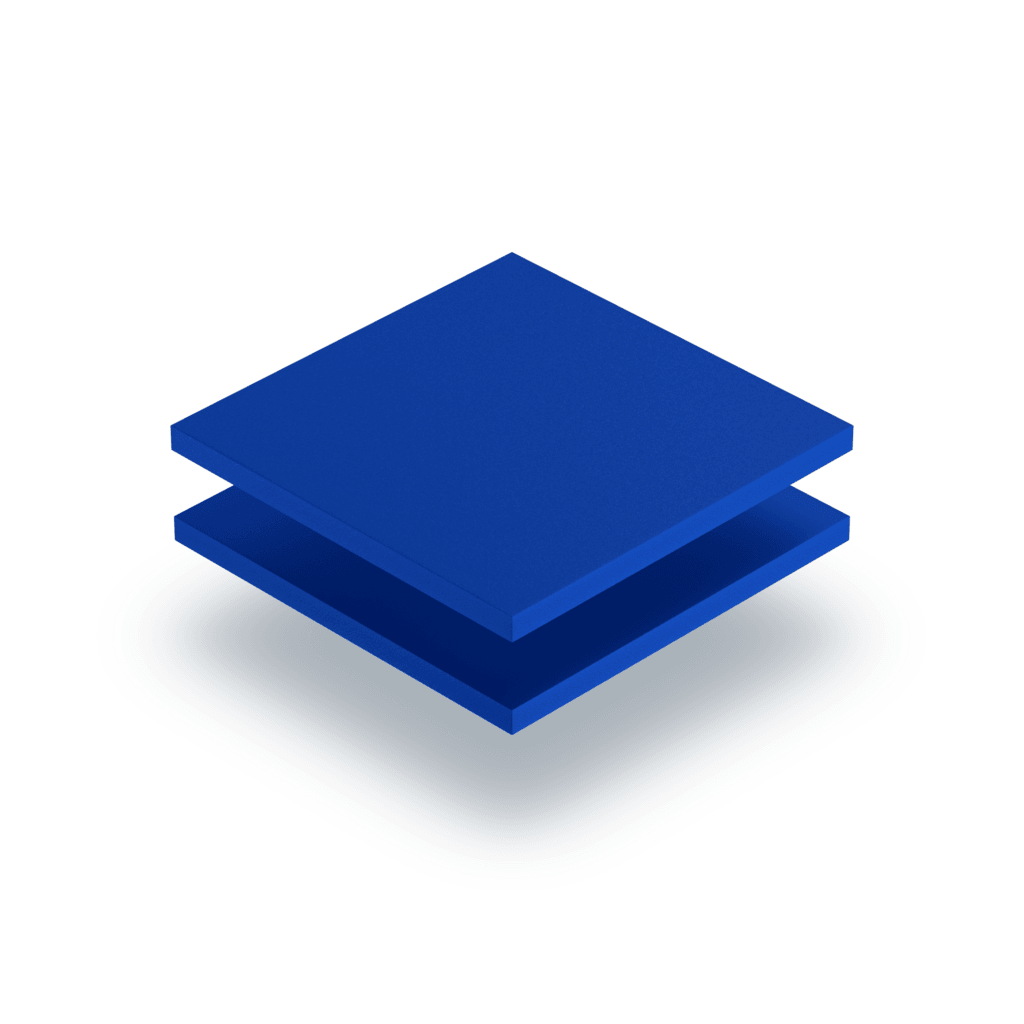 PVC Hartschaumplatte Blau