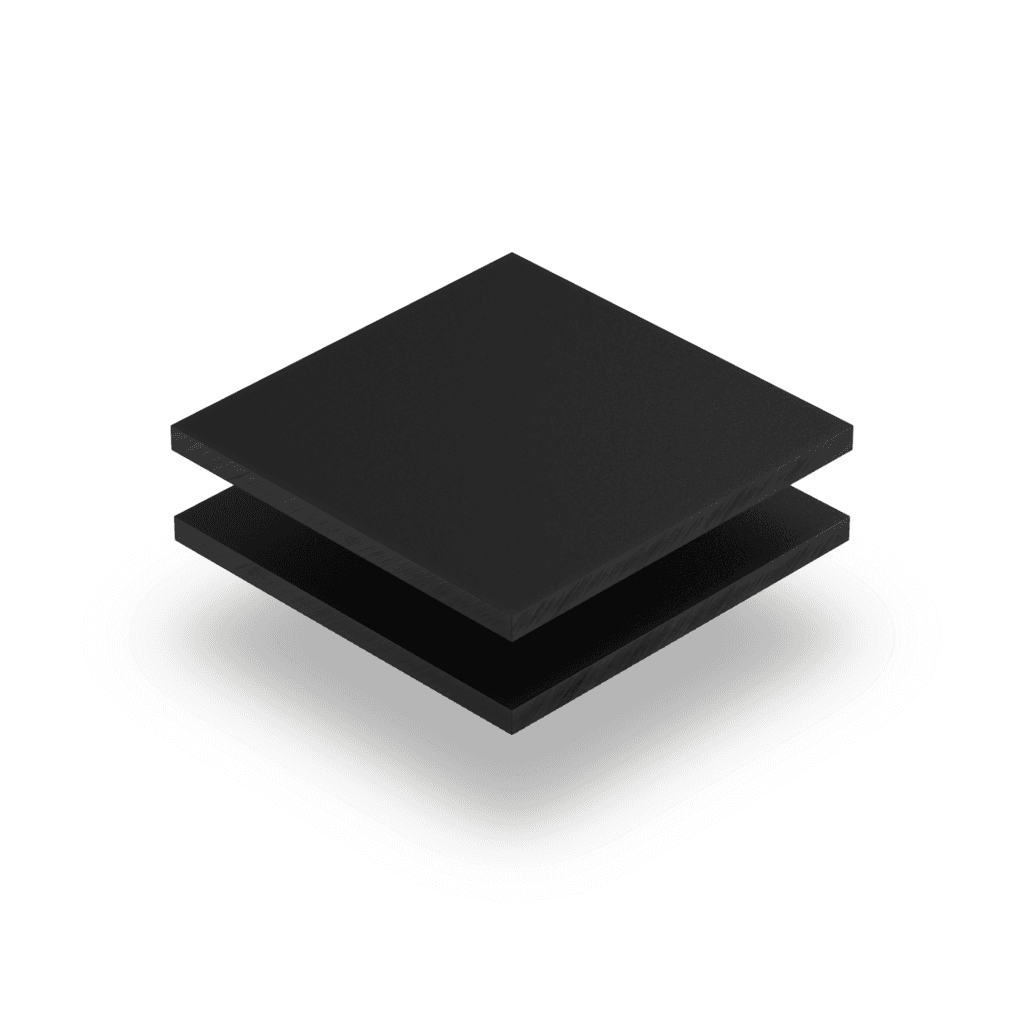 Frosted acrylic sheets black