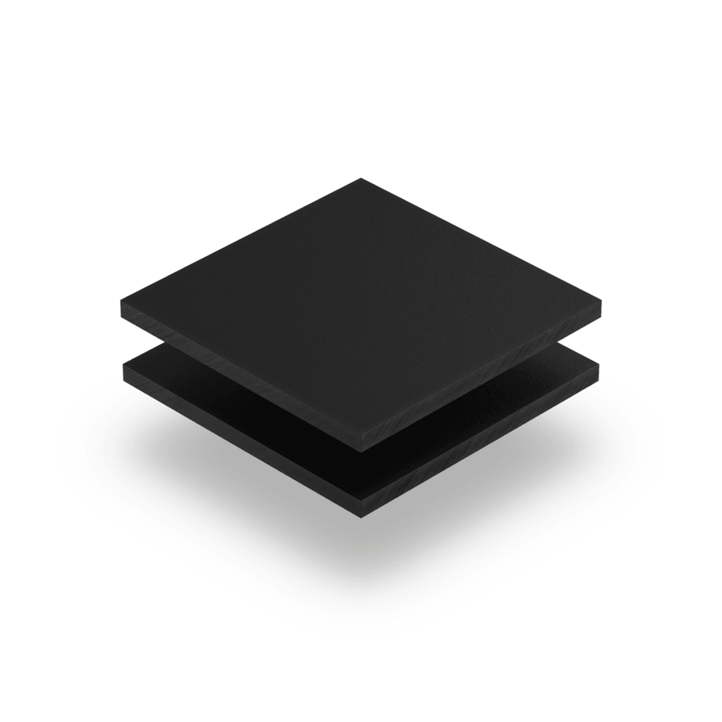 Frosted acrylic sheets black
