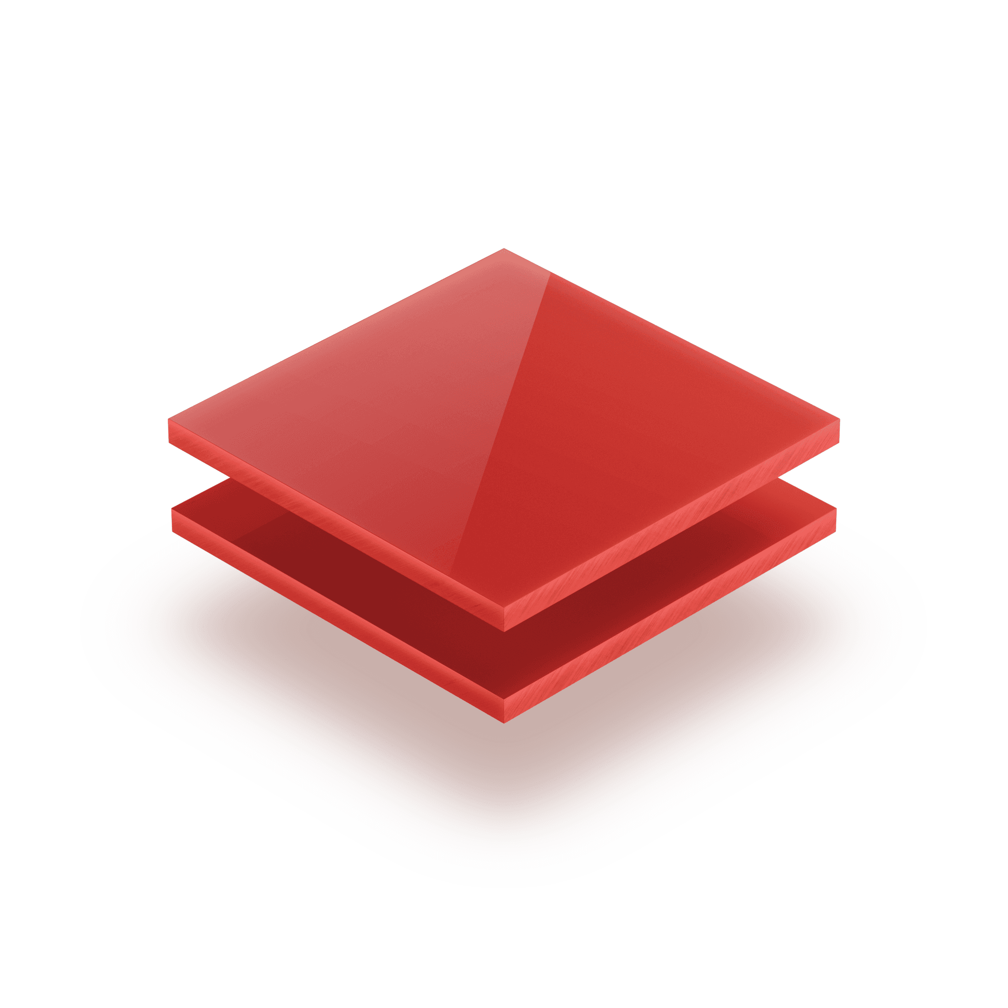 Opal red acrylic sheet 3 mm