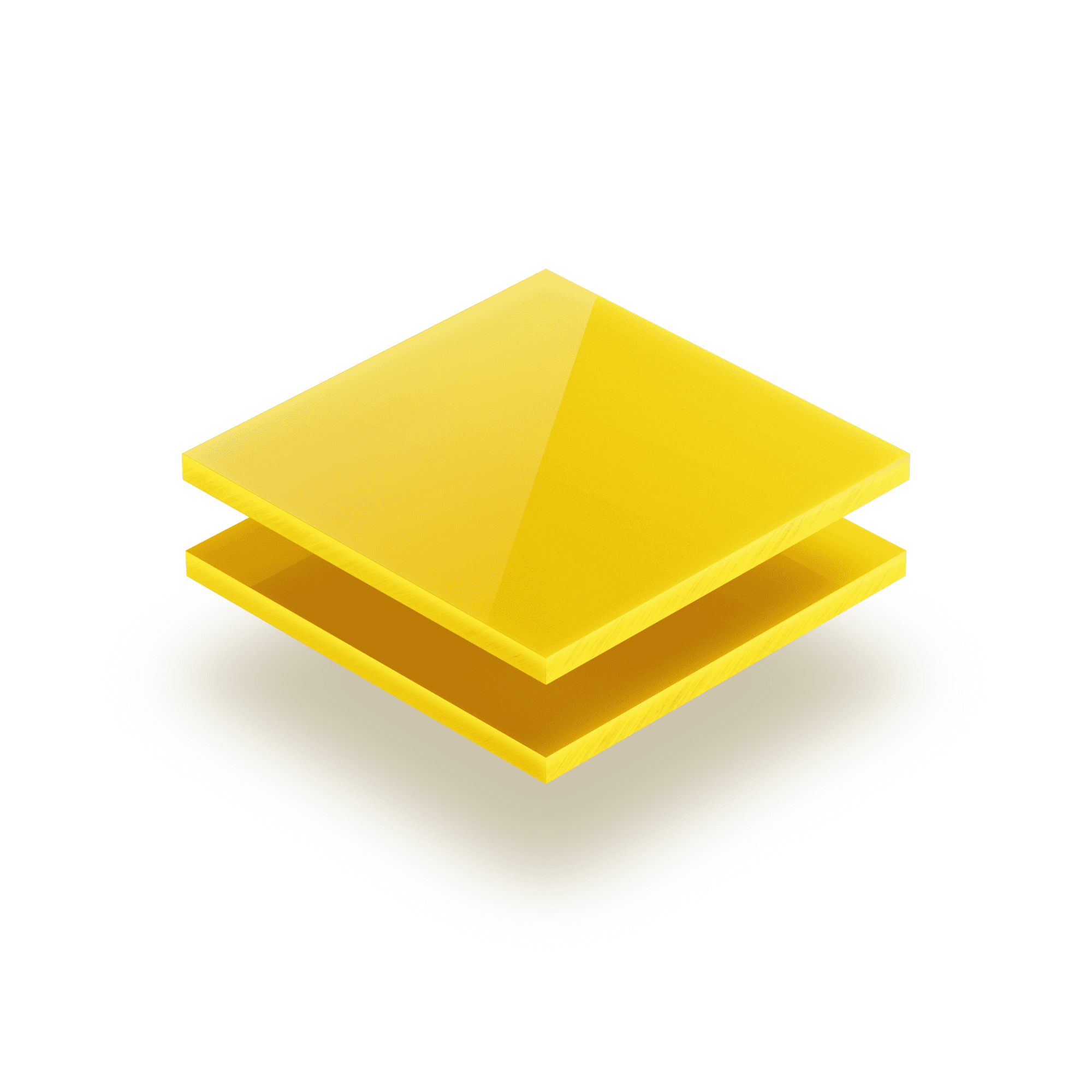Opal yellow acrylic sheet 3 mm
