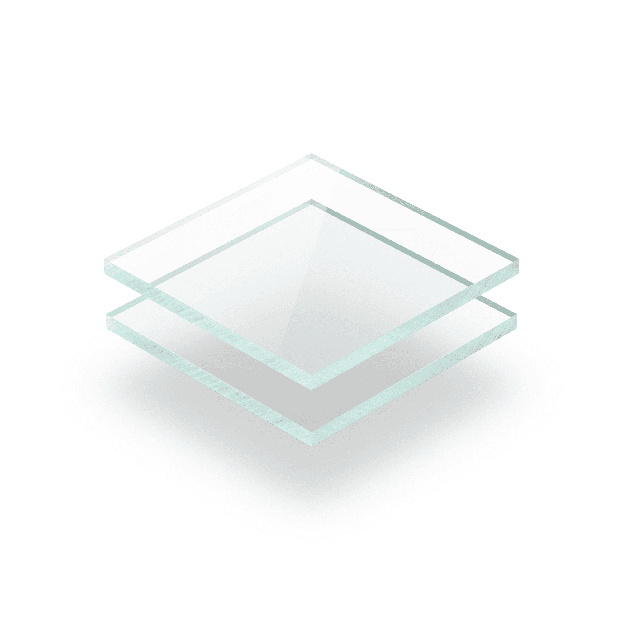 Tinted acrylic sheet glass look 3 mm