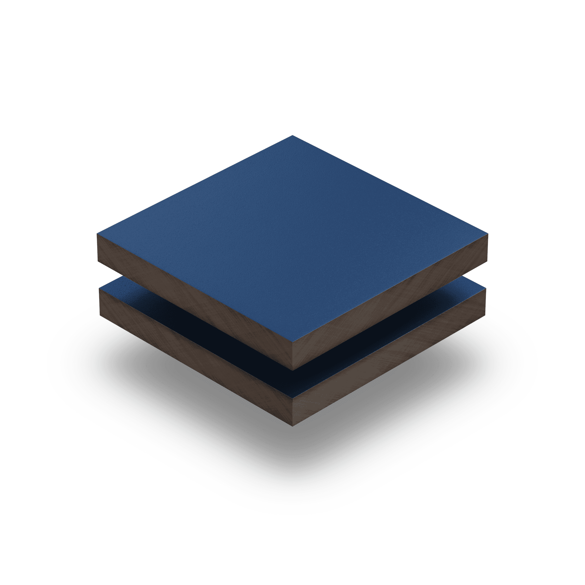 HPL texture sheet 6 mm gentian blue RAL 5010