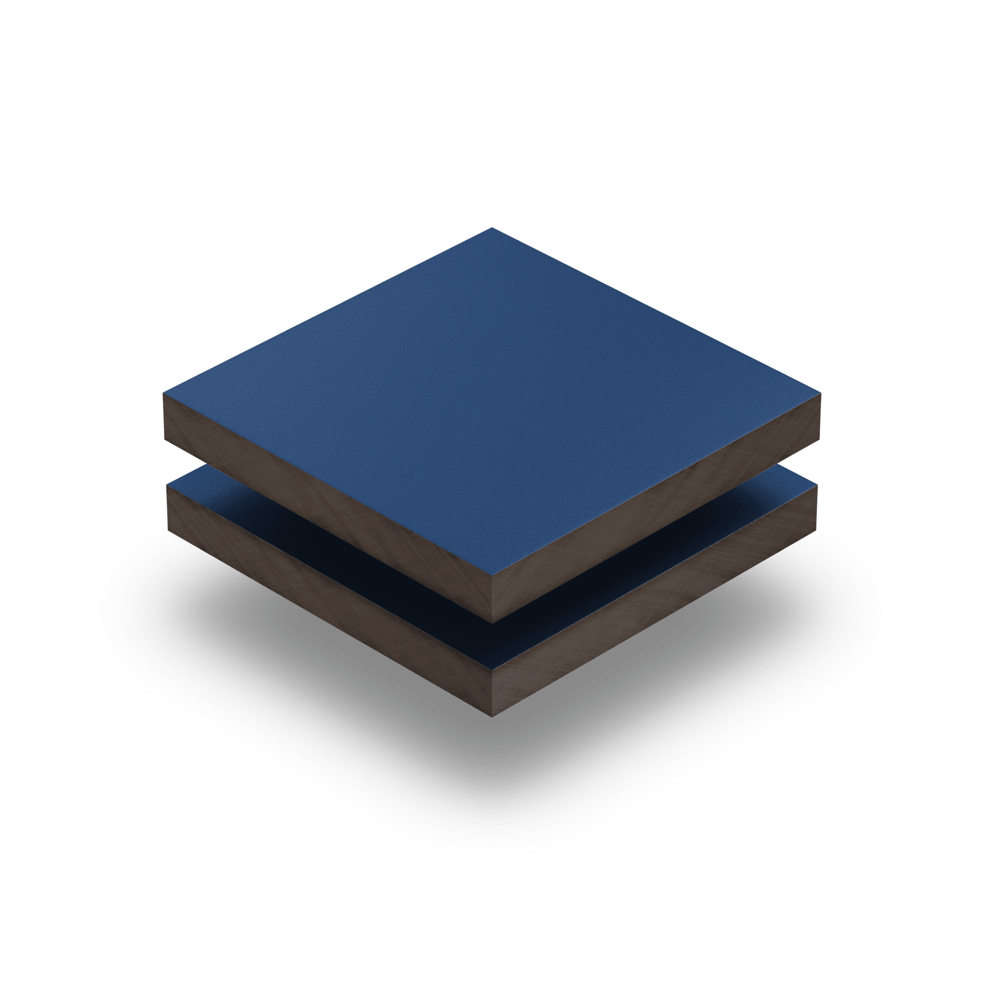 HPL texture sheet 6 mm gentian blue RAL 5010