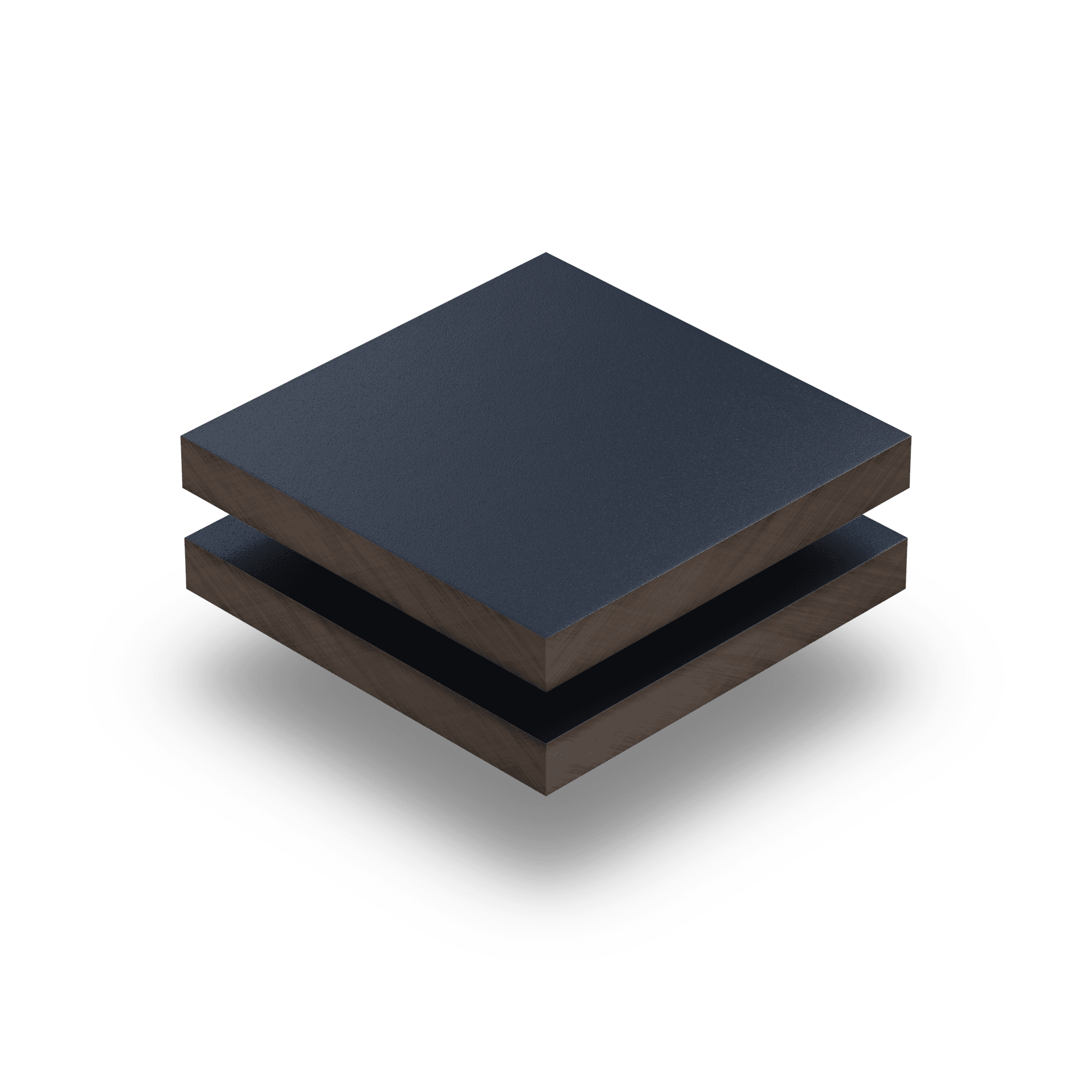 HPL texture sheet 6 mm steel blue RAL 5011