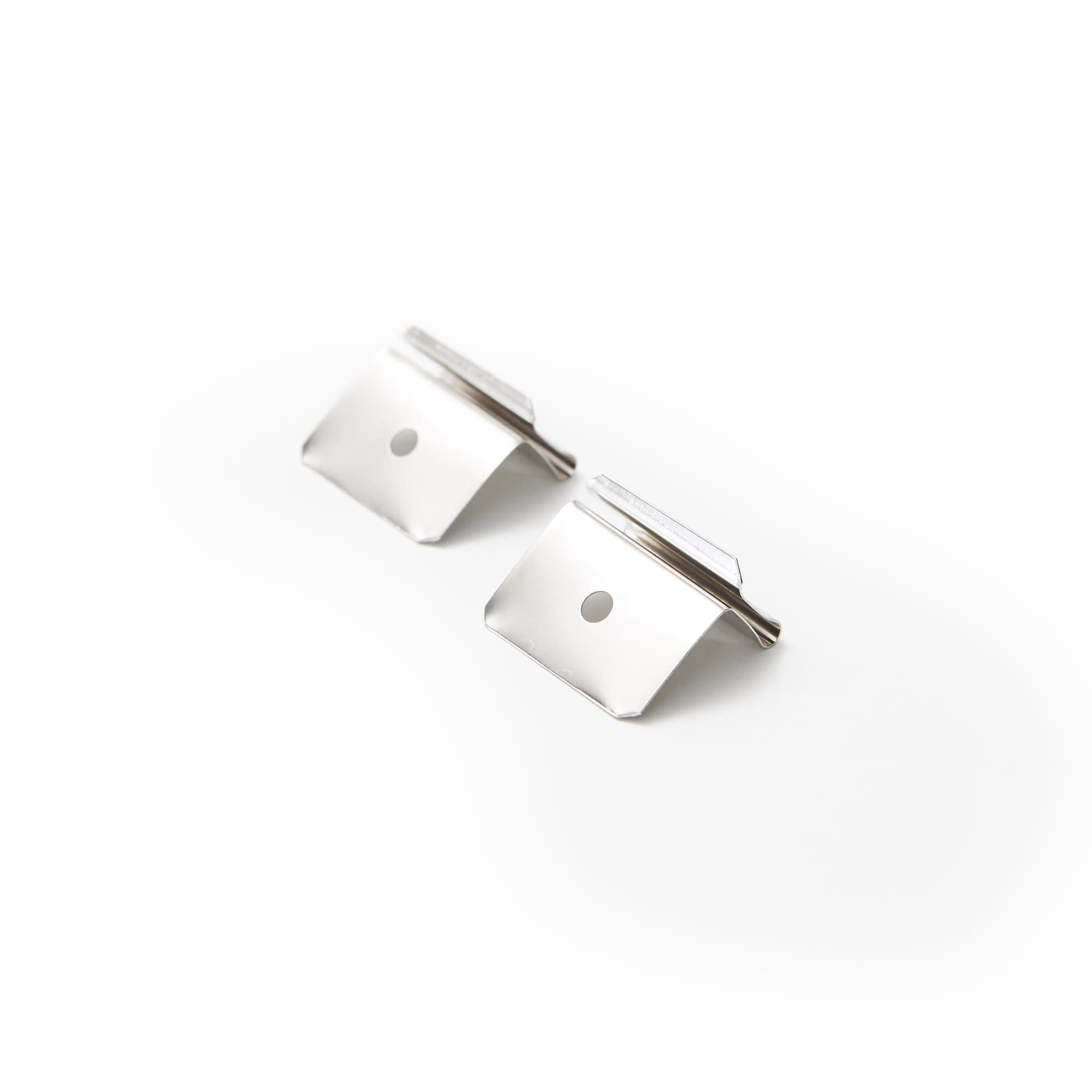 Ceiling clip set for acrylic screen