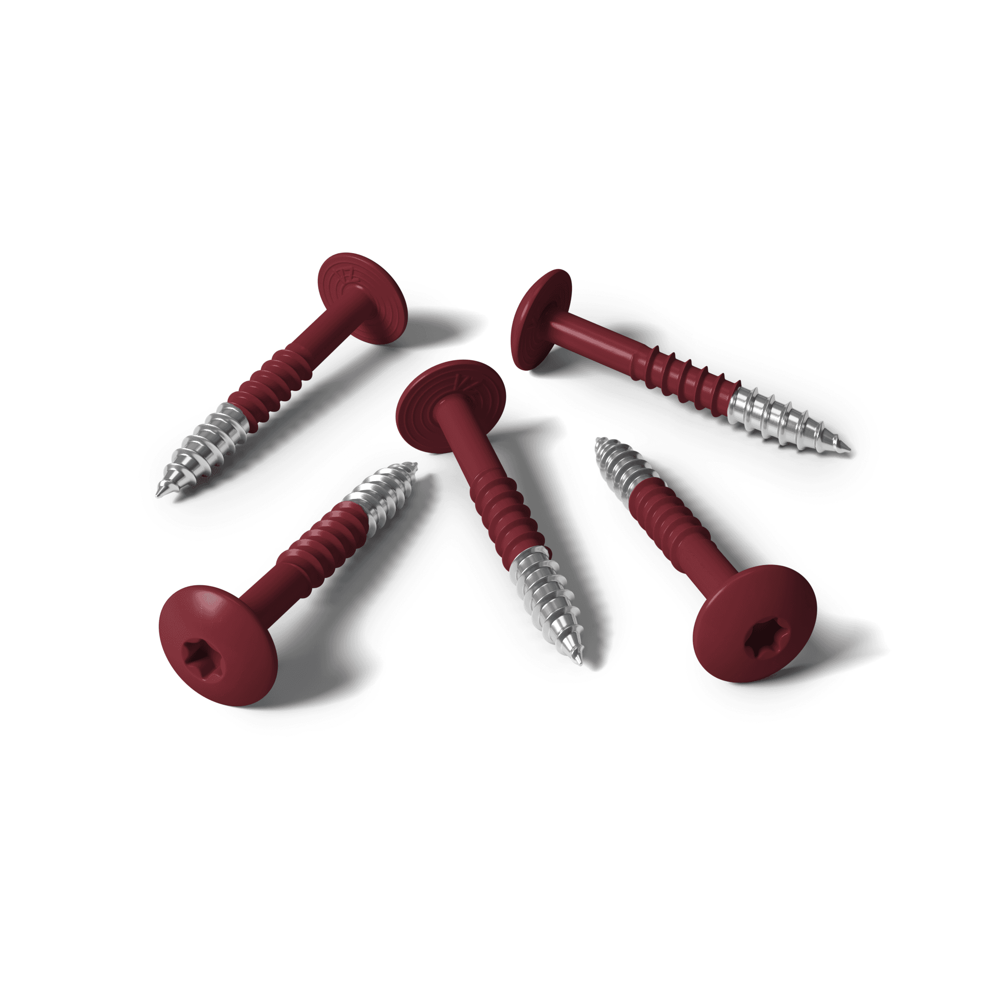 HPL screws RAL 3005 Wine red