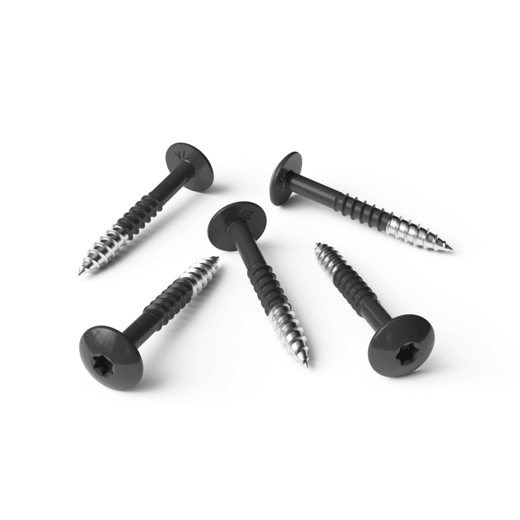 HPL screws black grey RAL 7021