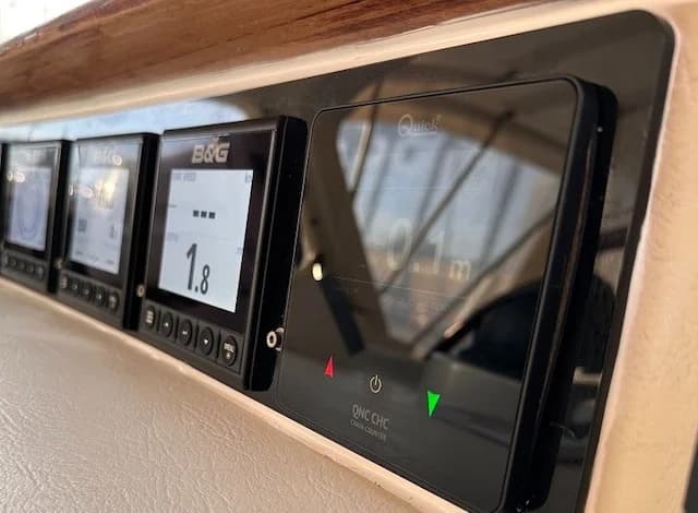 Black Acrylic boat instrument fascia