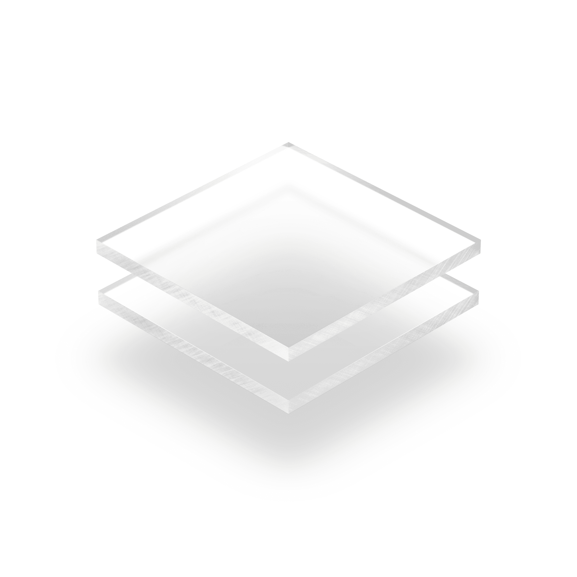 Frosted clear acrylic sheet