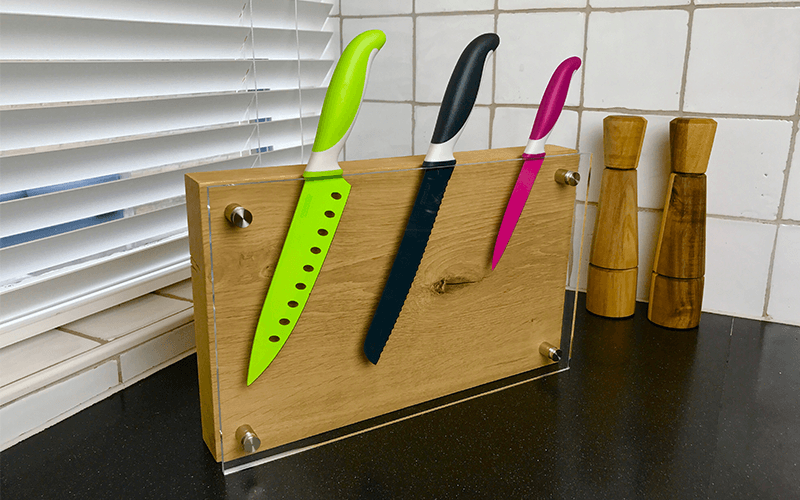 DIY Knife block
