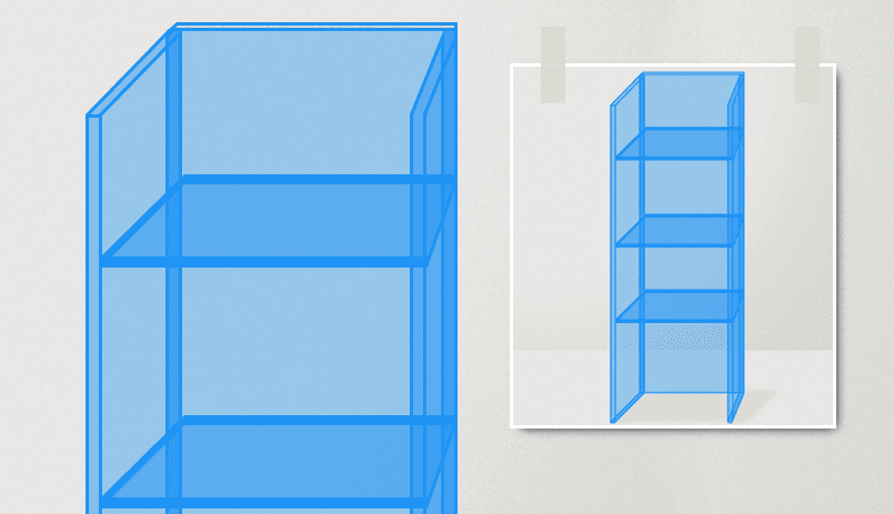 DIY acrylic showcase