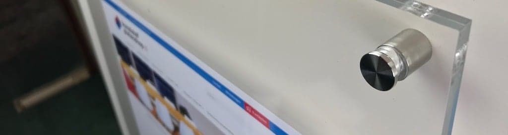 DIY menu card holder