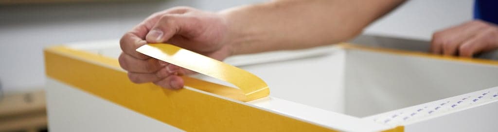 IKEA hack kallax closet banner