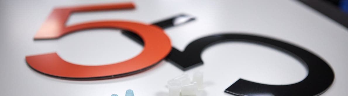 Making house numbers of plastic