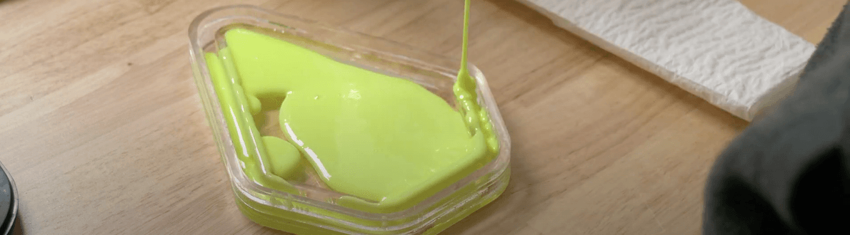 Mould for epoxy banner