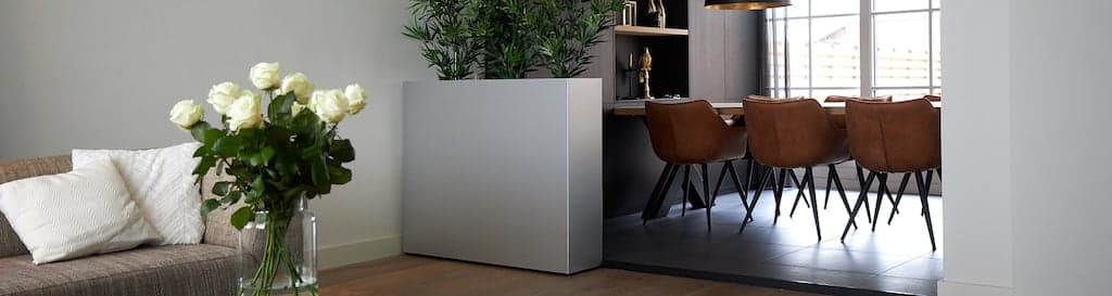 Room divider planter end result