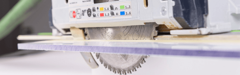 sawing polycarbonate