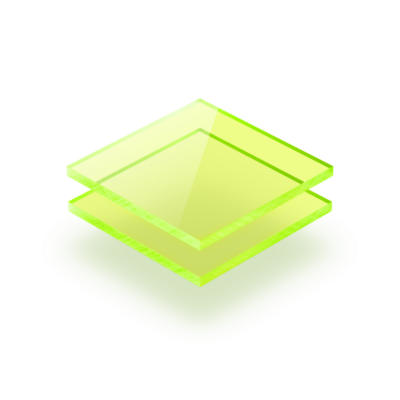 Fluorescent acrylic sheet green