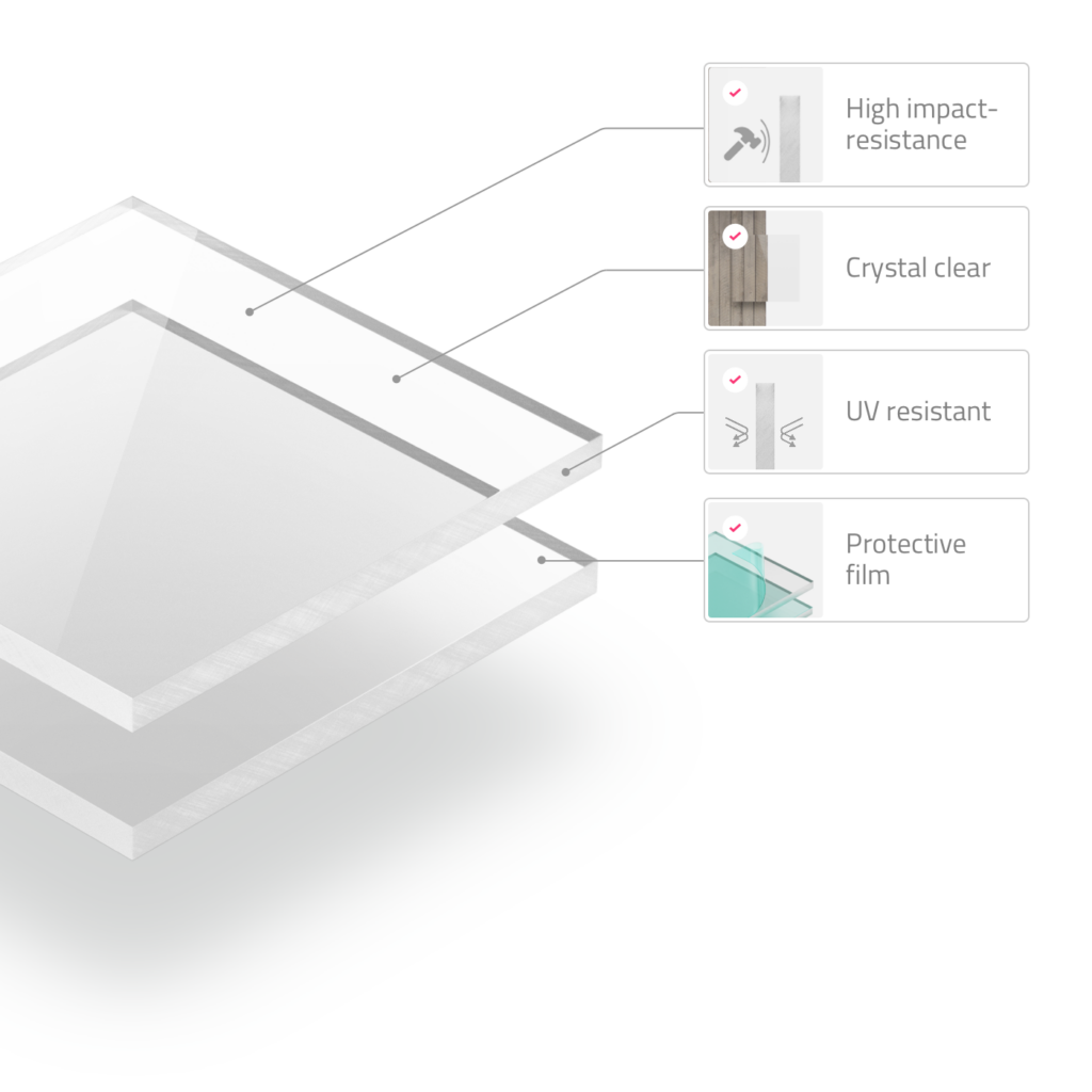 Polycarbonate clear sheet - Specifications