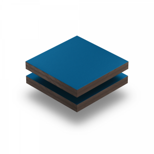 HPL texture sheet 6 mm gentian blue RAL 5010