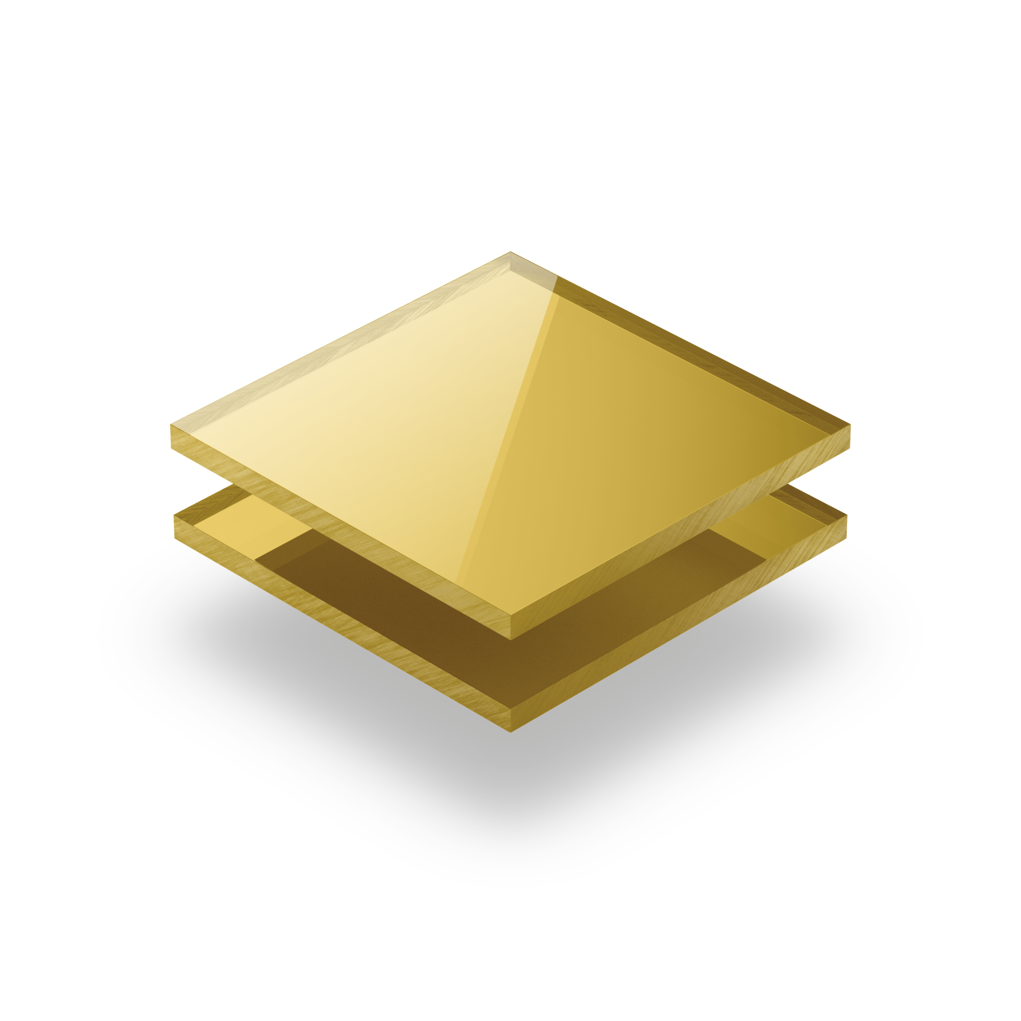 Transparent Gold Acrylic Sheet  Gold Mirror Glass Sheet – T&T PLASTIC LAND
