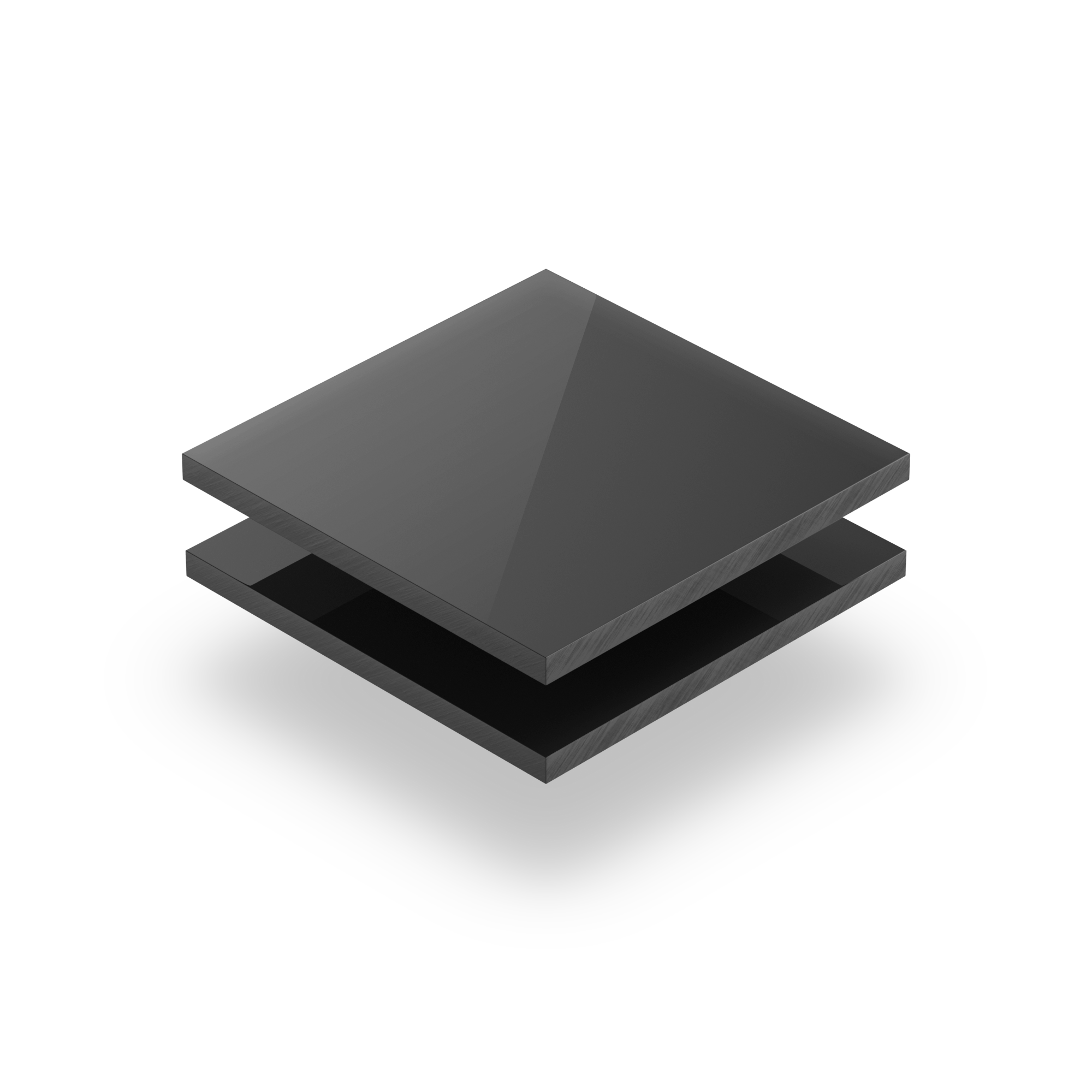 Solid PVC sheet 8mm dark grey | Plasticsheetsshop.co.uk