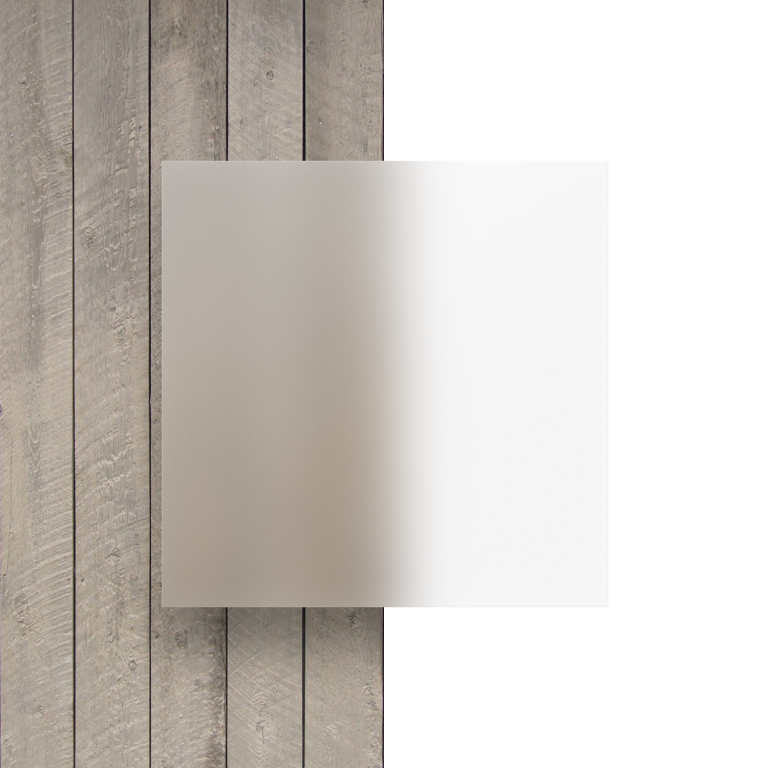 Frosted clear acrylic sheet 10 mm