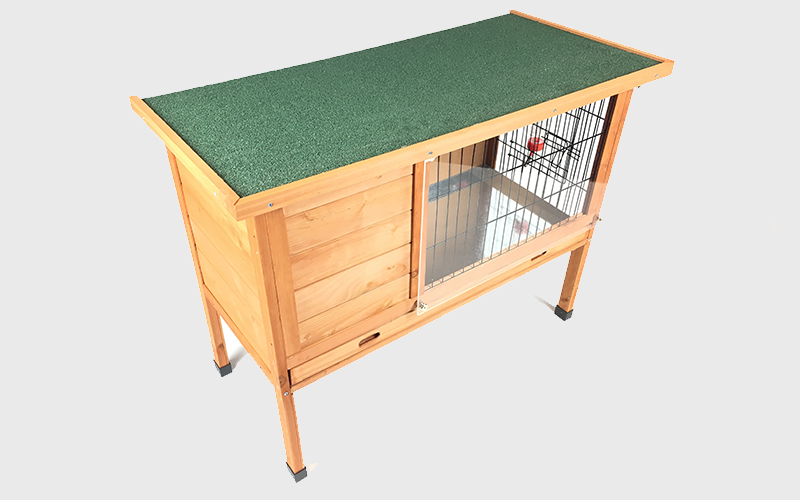 Create a windshield for rabbit cage