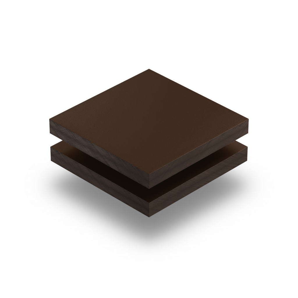HPL texture sheet 6 mm chocolate brown RAL 8017