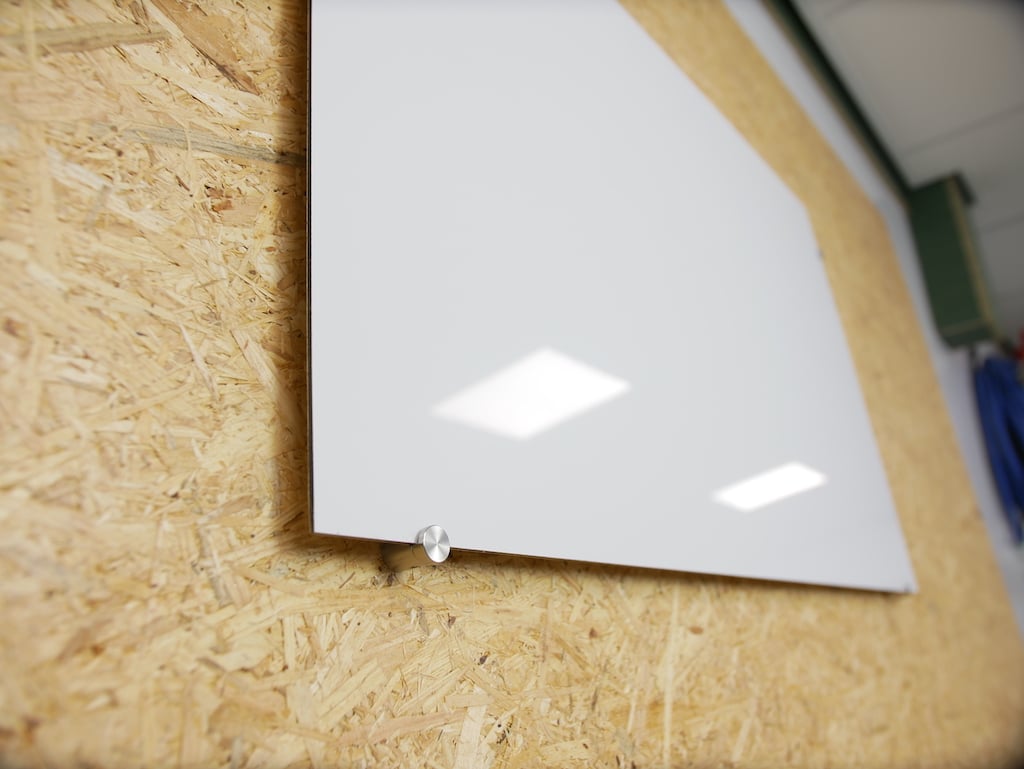 Aluminium composite panel whiteboard