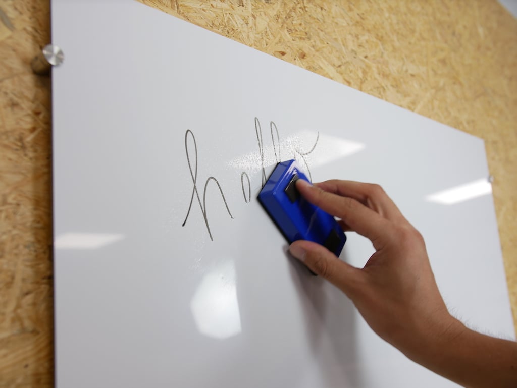 DIY whiteboard from ACP