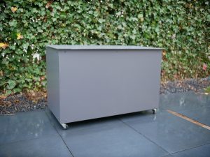 DIY outdoor cushion storage box
