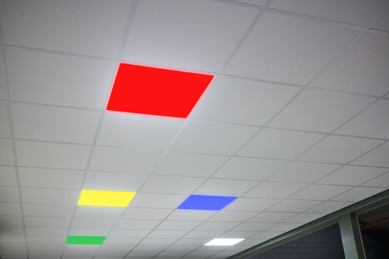 Pimping system ceiling plexiglass led panels