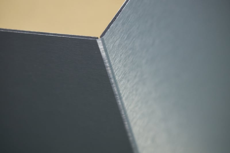 aluminium panel folded