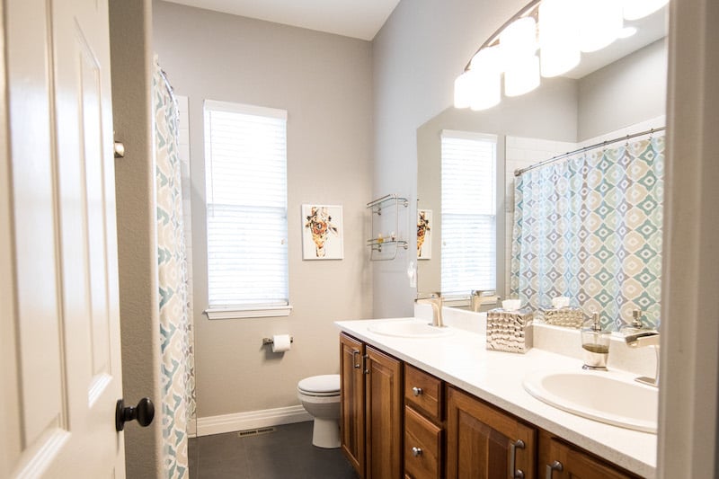 Bathroom window privacy frosted glass