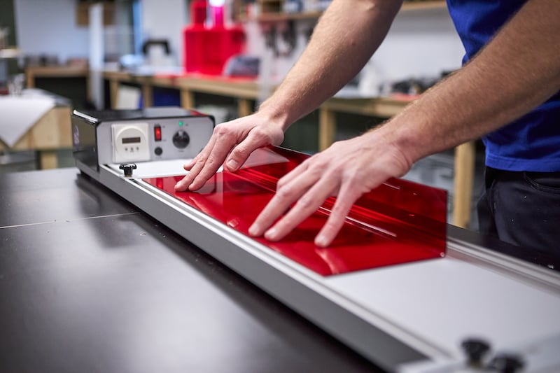 how to make a picture shelf bending acrylic with bending machine