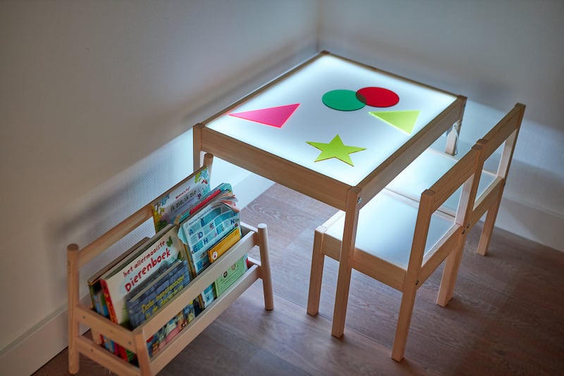 IKEA hack light table