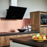 Kitchen backsplash alupanel copper