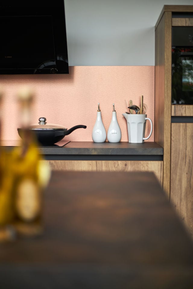 Kitchen backsplash installation