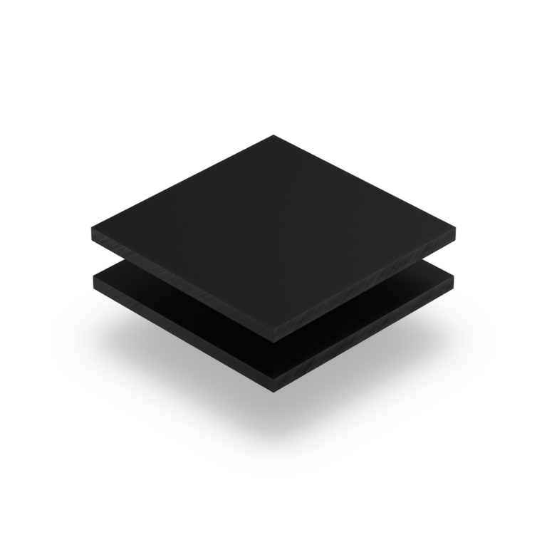 Acrylic letter sheet black 8 mm