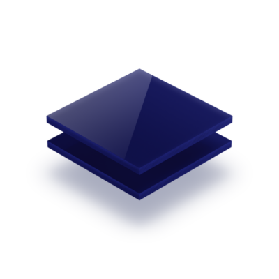 Acrylic letter sheet midnight blue 8 mm
