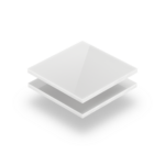 Sanitary white acrylic sheet (gloss:gloss) 4 mm