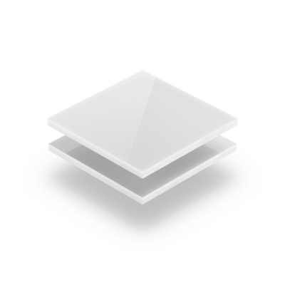 Acrylic sheet Brilliant White 4 mm - Cut-to-size &amp; Fast delivery
