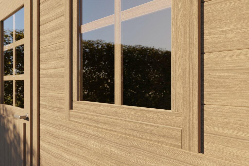 Perspex® shed window